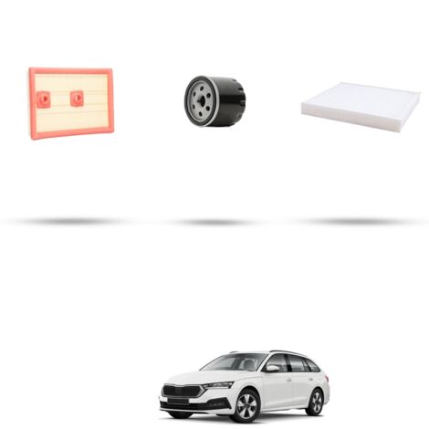 Kit tagliando 3 filtri compatibile con Skoda Octavia IV 1.4 TSI 110kw Dal 2020 (1/4)