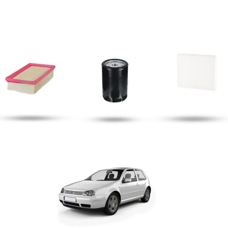 Kit tagliando 3 filtri compatibile con Vw Golf IV (1j1 1j5) 2.0 85kw Dal 1998 al 2006 (1/4)