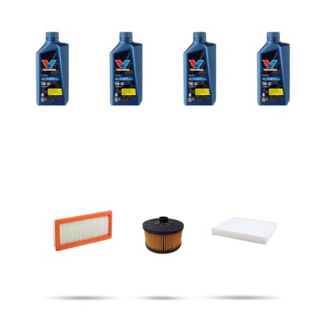 Kit tagliando 3 FILTRI e 4L OLIO compatibile con Nissan Micra V (K14F) 0.9 Turbo 66KW Dal 2017 (1/5)