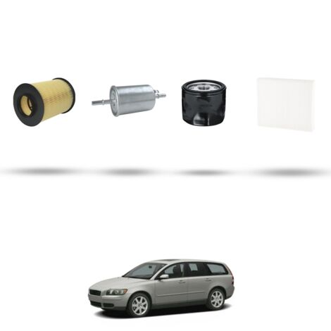 Kit tagliando 4 filtri compatibile con Volvo V50 1.6 74Kw dal 2004 al 2012 (1/5)