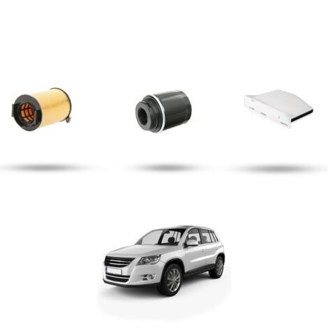 Kit tagliando 3 filtri compatibile con VW Tiguan I (5n) 1.4 TSI 90kw Dal 2010 (1/4)