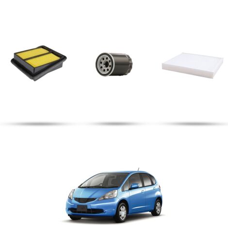 Kit tagliando 3 filtri compatibile con Honda Jazz II 1.2 57kw dal 2002 (1/4)