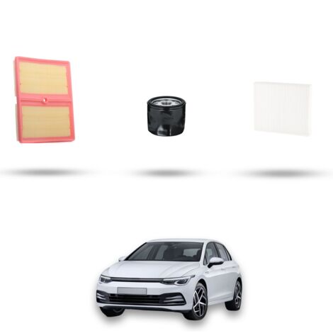 Kit tagliando 3 filtri compatibile con Vw Golf VIII 1.0 eTSI 81Kw dal 2020 (1/4)