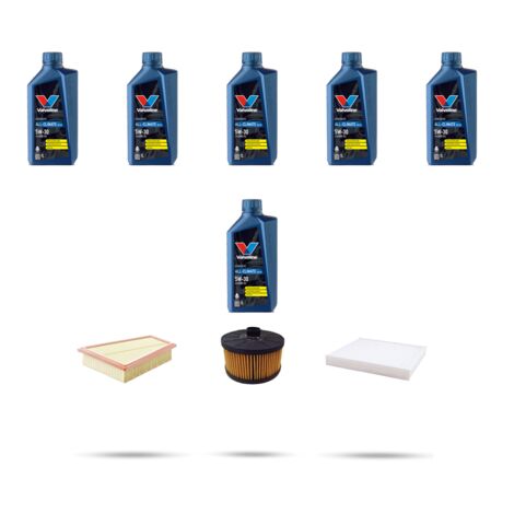 Kit tagliando 3 FILTRI e 6L OLIO compatibile con Renault Kangoo III 1.3 TCe 75kw Dal 2021 (1/5)