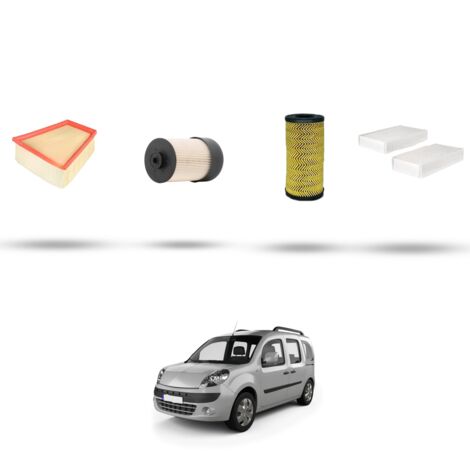 Kit tagliando 4 filtri compatibile con Renault Kangoo II 1.5 Blue dCi 59Kw dal 2019 (1/5)