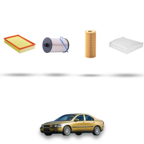 Kit tagliando 4 filtri compatibile con Volvo S60 2.4 D 96Kw dal 2001 al 2010 (1/5)