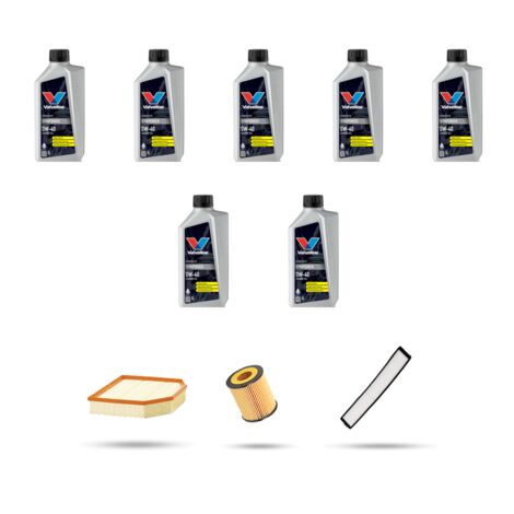 Kit tagliando 3 FILTRI e 7L OLIO compatibile con Bmw x3 (E83) 2.5si 160kw dal 2006 al 2010 (1/5)