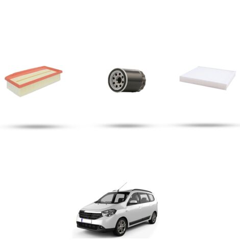 Kit tagliando 3 filtri compatibile con Dacia Lodgy 1.6 LPG 75kw dal 2018 (1/4)