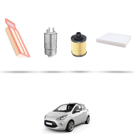 Kit tagliando 4 filtri compatibile con Ford KA II 1.3 Cdti 55kw dal 2008 (1/5)