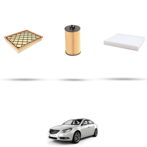 Kit tagliando 3 filtri compatibile con Opel Insigna 1.6 Turbo 132kw Dal 2008 (1/4)
