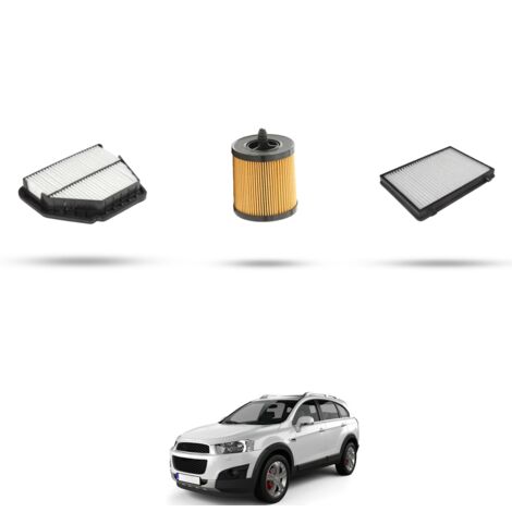 Kit tagliando 3 filtri compatibile con Chevrolet Captiva II 2.4 cdti 123kw dal 2011 (1/4)