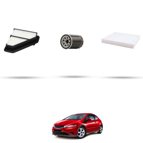 Kit tagliando 3 filtri compatibile con Honda Civic VIII 1.4 73kw dal 2009 (1/4)