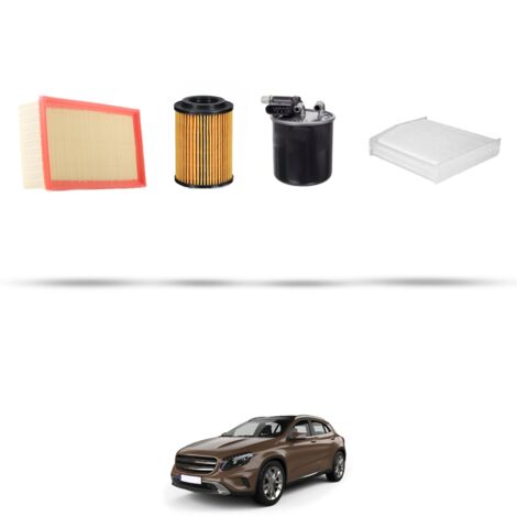 Kit tagliando 4 filtri compatibile con Mercedes GLA (X156) GLA 220 CDI 125kw Dal 2013 (1/5)
