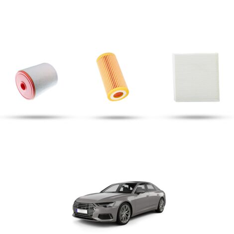 Kit Tagliando 3 filtri compatibile con Audi A6 (C8) 55 TFSI 270kw dal 2019 (1/4)