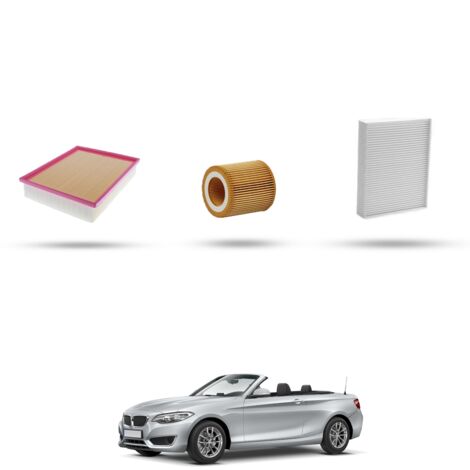 Kit Tagliando 3 filtri compatibile con Bmw Serie 2 (F23,F22,F87) 220i 135kw dal 2014 (1/4)