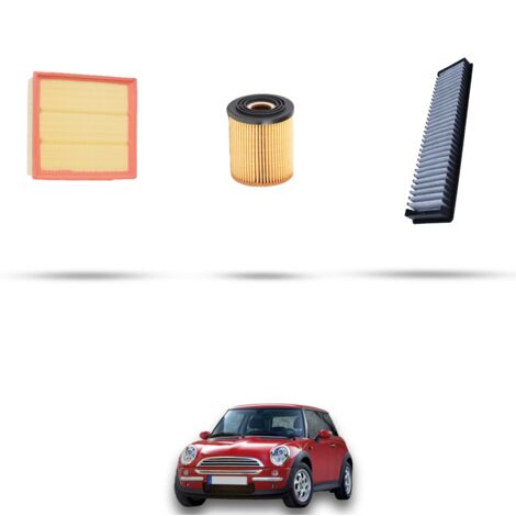 Kit tagliando 3 filtri compatibile con Mini Cooper 1.6 85kw dal 2001 (1/4)
