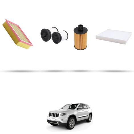 Kit tagliando 4 filtri compatibile con Jeep Grand Cherokee IV (WK,Wk2) 3.0 CRD V6 160kw dal 2011 (1/5)