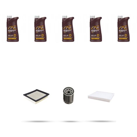 Kit tagliando 3 FILTRI e 5L OLIO compatibile con Nissan Teana 2.3 v6 127kw Dal 2003 (1/4)