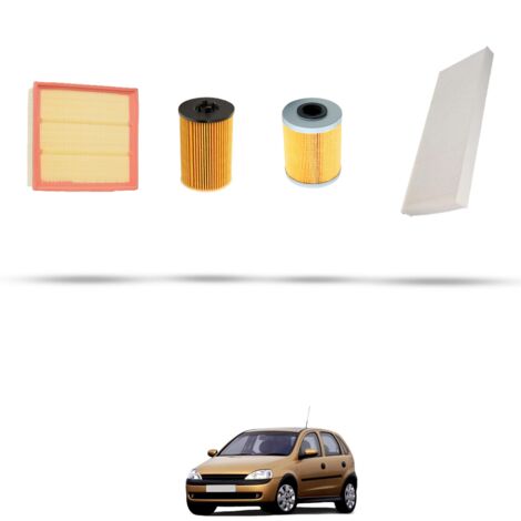 Kit tagliando 4 filtri compatibile con Opel Corsa C 1.8i 16V 92kw Dal 2000 (1/5)