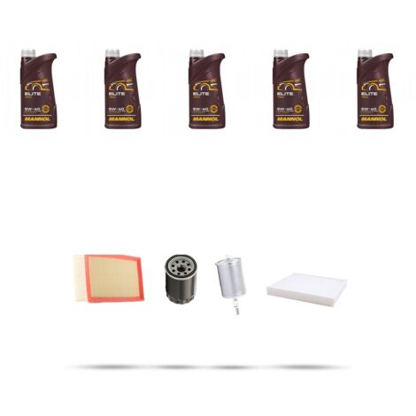 Kit tagliando 4 FILTRI e 5L OLIO compatibile con Seat Cordoba II 1.6i 74kw dal 1999 (1/5)