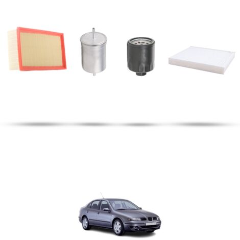 Kit tagliando 4 filtri compatibile con Seat Toledo II 1.6 16v 77kw dal 2000 (1/5)