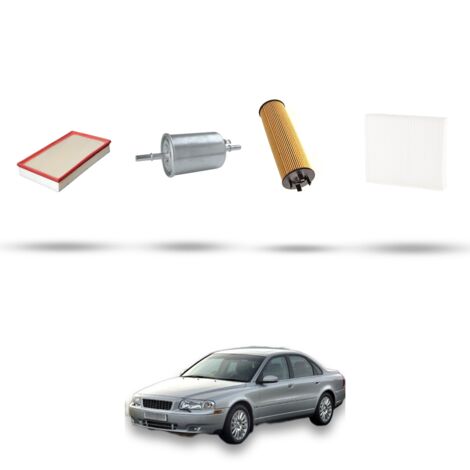Kit tagliando 4 filtri compatibile con Volvo S80 2.8 24V T6 200Kw dal 1998 al 2006 (1/5)