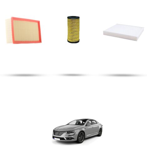 Kit tagliando 3 filtri compatibile con Renault Talisman 2.0 Blue Dci 147kw Dal 2019 (1/4)