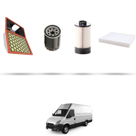 Kit tagliando 4 filtri compatibile con Iveco Daily V 35C 15 3.0 HPI 107kw dal 2011 (1/5)