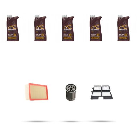 Kit tagliando 3 FILTRI e 5L OLIO compatibile con Toyota Avensis I (T22) 2.0 16v 110kw Dal 2000 (1/4)