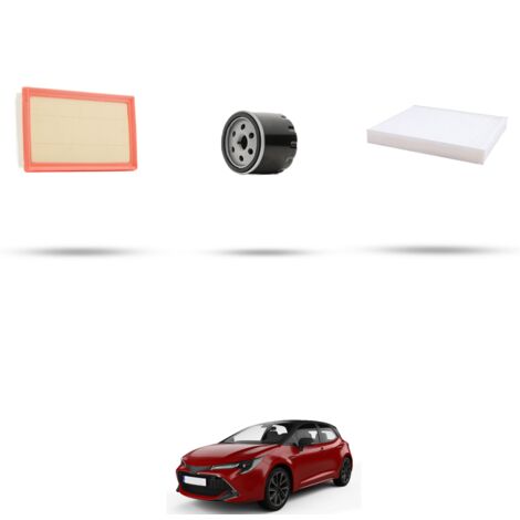 Kit tagliando 3 filtri compatibile con Toyota Corolla XII (E210) 1.5 vvti 92kw Dal 2021 (1/4)