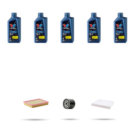Kit tagliando 3 FILTRI e 5L OLIO compatibile con Chrysler Cruiser 2.0 104kw dal 2000 (1/5)