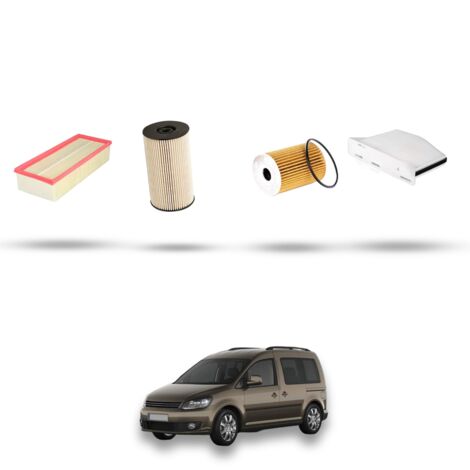 Kit tagliando 4 filtri compatibile con Vw Caddy III (2c) 2.0 TDI 125kw Dal 2012 (1/5)
