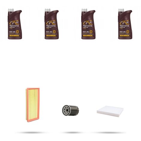 Kit tagliando 3 FILTRI e 4L OLIO compatibile con Fiat Panda II 1.1 8V 40kw dal 2003 (1/4)