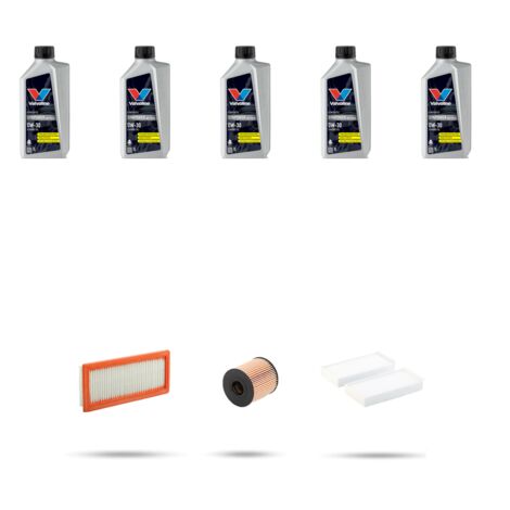 Kit tagliando 3 FILTRI e 5L OLIO compatibile con Citroen C5 Aircross 1.6 PureTech 133kw dal 2018 (1/5)
