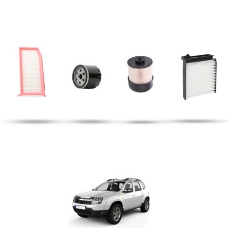 Kit tagliando 4 filtri compatibile con Dacia Duster 1.5 Dci 80kw dal 2013 (1/5)