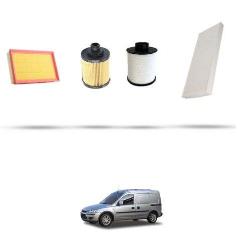 Kit tagliando 4 filtri compatibile con Opel Combo B 1.3 CDTI 16V 51kw Dal 2004 (1/5)