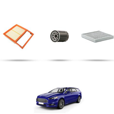 Kit tagliando 3 filtri compatibile con Ford Mondeo V 2.0 Hybrid 130kw dal 2014 (1/4)