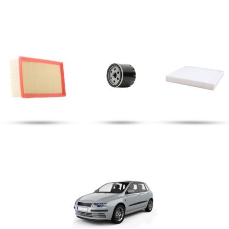 Kit tagliando 3 filtri compatibile con Fiat Stilo 2.4 20v 125kw dal 2001 al 2006 (1/4)