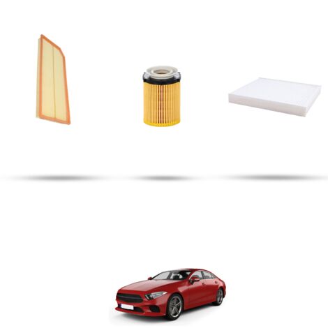 Kit tagliando 3 filtri compatibile con Mercedes CLS (C257) 350 220kw dal 2018 (1/4)