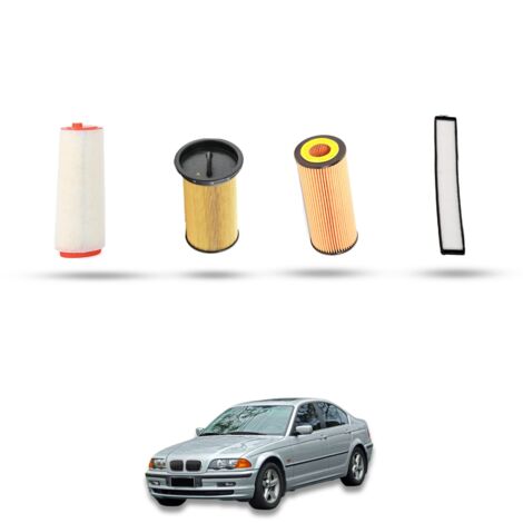 Kit Tagliando 4 filtri compatibile con BMW Serie 3 (E46) 318d 85kw dal 2001 (1/5)