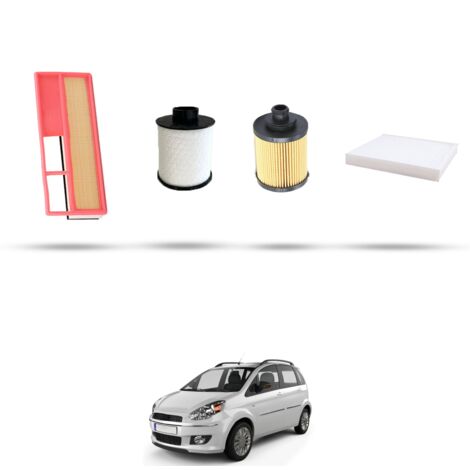 Kit tagliando 4 filtri compatibile con Fiat Idea 1.3 JTD 66kw dal 2005 (1/5)