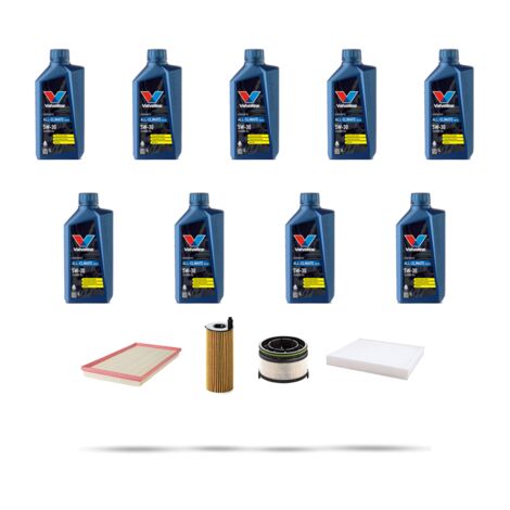 Kit tagliando 4 FILTRI e 9L OLIO compatibile con Mercedes Vito III (447) 116 CDI 120kw Dal 2019 (1/5)