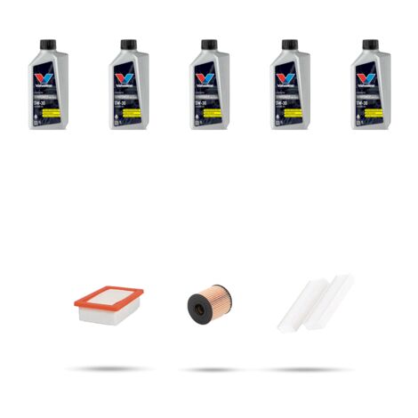 Kit tagliando 3 FILTRI e 5L OLIO compatibile con Ds9 1.6 Pure Tech 165kw dal 2020 (1/5)
