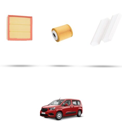 Kit tagliando 3 filtri compatibile con Opel Combo E 1.5 75kw Dal 2018 (1/4)