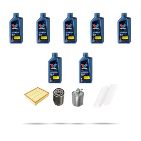 Kit tagliando 4 FILTRI e 7L OLIO compatibile con Nissan Navara (D40) 2.5 Dci 126kw Dal 2006 (1/5)