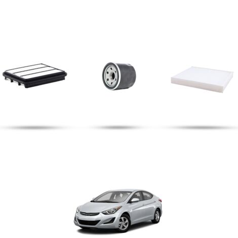 Kit tagliando 3 filtri compatibile con Hyundai Elantra III (MD) 1.8 110KW dal 2011 (1/4)
