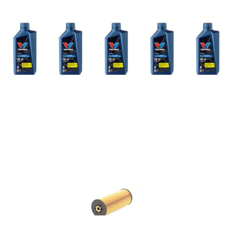 Kit filtro olio e 5L compatibile con Audi A4 (B6,B7) 2.5 tdi v6 120kw dal 2002 al 2005 (1/3)