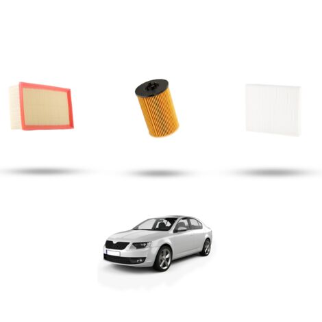 Kit tagliando 3 filtri compatibile con Skoda Octavia III 2.0 TDI 135kw Dal 2013 (1/4)