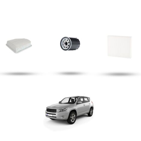 Kit tagliando 3 filtri compatibile con Toyota Rav 4 III 3.5 VVT-i 201Kw dal 2005 al 2012 (1/4)