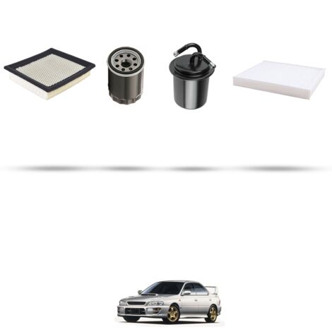 Kit tagliando 4 filtri compatibile con Subaru Impreza II 2.0 WRX STI 195kw dal 2002 (1/5)